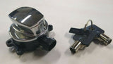 Chrome Fat Bob Ignition Switch For Harley Big Twin 2012-Later