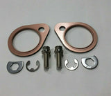 EXHAUST RETAINING KIT W/ GASKETS FOR HARLEY SHOVELHEAD ENGINES 1966 thru 1984