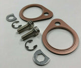 EXHAUST RETAINING KIT W/ GASKETS FOR HARLEY SHOVELHEAD ENGINES 1966 thru 1984