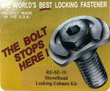 EXHAUST RETAINING KIT W/ GASKETS FOR HARLEY SHOVELHEAD ENGINES 1966 thru 1984