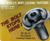 EXHAUST RETAINING KIT FOR HARLEY SHOVELHEAD ENGINES 1966 thru 1984