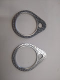 FIBER STEEL EXHAUST PORT GASKET FOR HARLEY SHOVELHEAD 1966 - 84 OEM 65834-68
