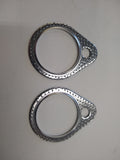 FIBER STEEL EXHAUST PORT GASKET FOR HARLEY SHOVELHEAD 1966 - 84 OEM 65834-68