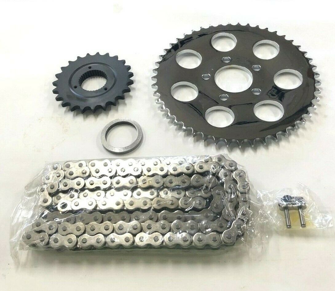 Gold Chain Drive Sprocket Conversion Kit For 5 Speed Harley Sportster –  Rivercity Cycle Parts