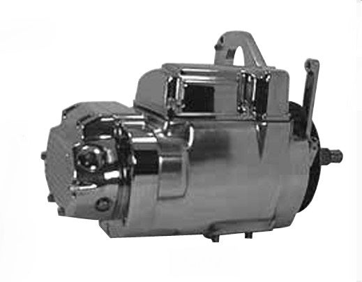 POWER HOUSE POLISHED 6 SPEED TRANSMISSION FOR HARLEY SOFTAILS 1990-99 & CUSTOMS