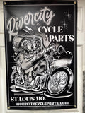 Rivercity Chopper Fiend Banner 2'X3'
