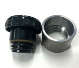 USA MADE Black Billet Vented Gas Cap W/ Weld In Steel Bung (Copy)