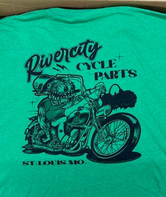 Green Short Sleeve Chopper Fiend