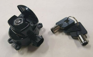 Black Fat Bob Ignition Switch For Harley Big Twin 2012-Later