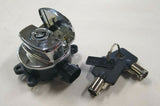 Chrome Fat Bob Ignition Switch For Harley Big Twin 2012-Later