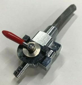 Space Saver Petcock W/ Left Outlet  1/4" - 18 NPT