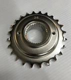 24T 1/2" Offset Sprocket For Harley 5 & 6 Speed Transmissions 530 Chain