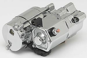 Chrome Heavy Duty 1.4kw Starter Motor For Harley Sportster Evo & Ironhead 81-07