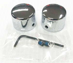 Chrome Riser Bolt Covers For Harley Davidson Models With Hex Head Bolts