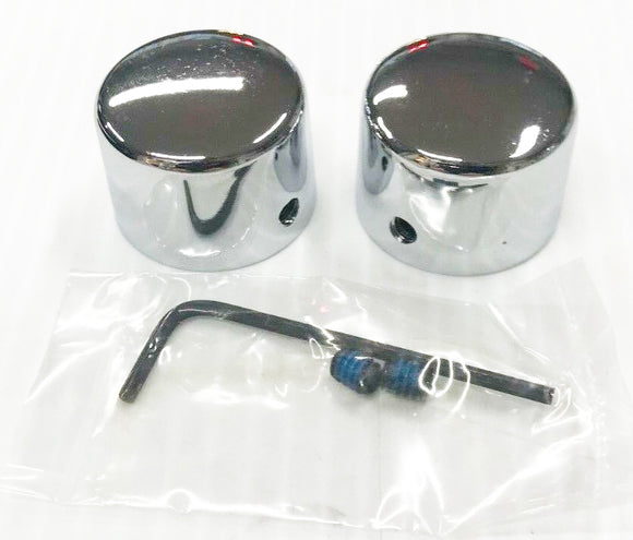 Chrome Riser Bolt Covers For Harley Davidson Models With Hex Head Bolts