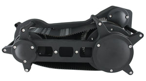 Ultima 3.35" Black Drag Style Belt Drive for Harley Softail Models '90-'06