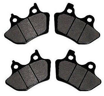 FRONT & REAR BRAKE PAD SET HARLEY 00-07 SOFTAIL TOURING DYNA SPORTSTER