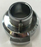 Chrome Fork Neck Cup Kit With External Integrated Fork Stop