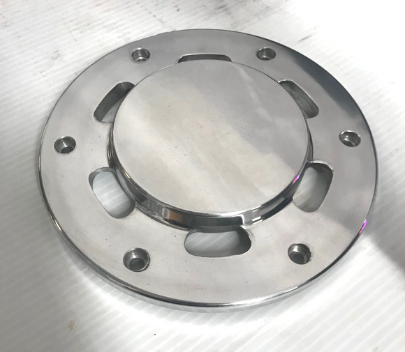 Polished Clutch Pulley Cap for 3.35