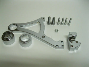 Polished Rear Caliper Hanger for Softail 2000-Later w/ 3/4" or 1" axle