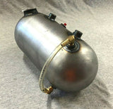 Round Pill Style Side Fill Custom Oil Tank W/ Sight Gauge