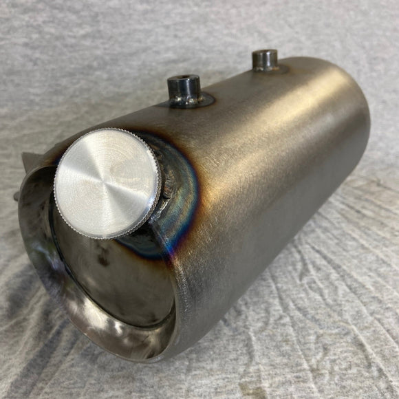 Custom Beer Can Style Side Fill Oil Tank W/ Battery Tray