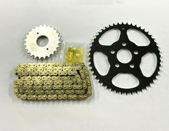 Gold Chain Drive Conversion Kit For Harley Softails 1986-99
