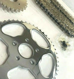 Silver Chain Drive Sprocket Conversion Kit For 5 Speed Harley Softail 1986-1999