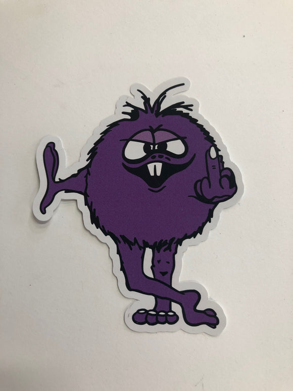 Purple Monster Sticker