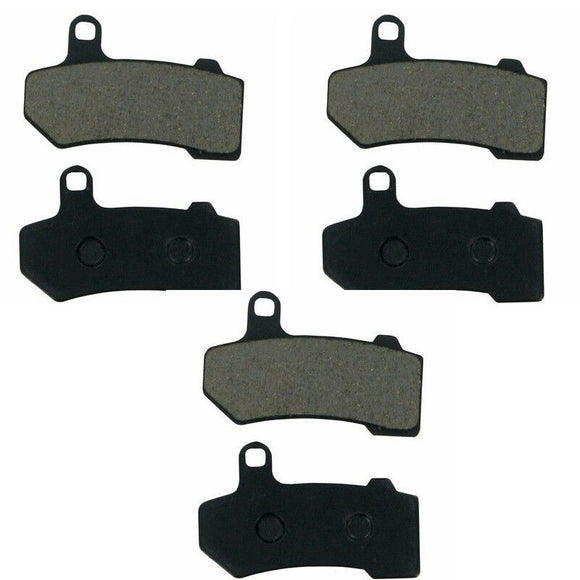 FRONT & REAR BRAKE PAD SETS FOR HARLEY TOURING 2008 - 2018