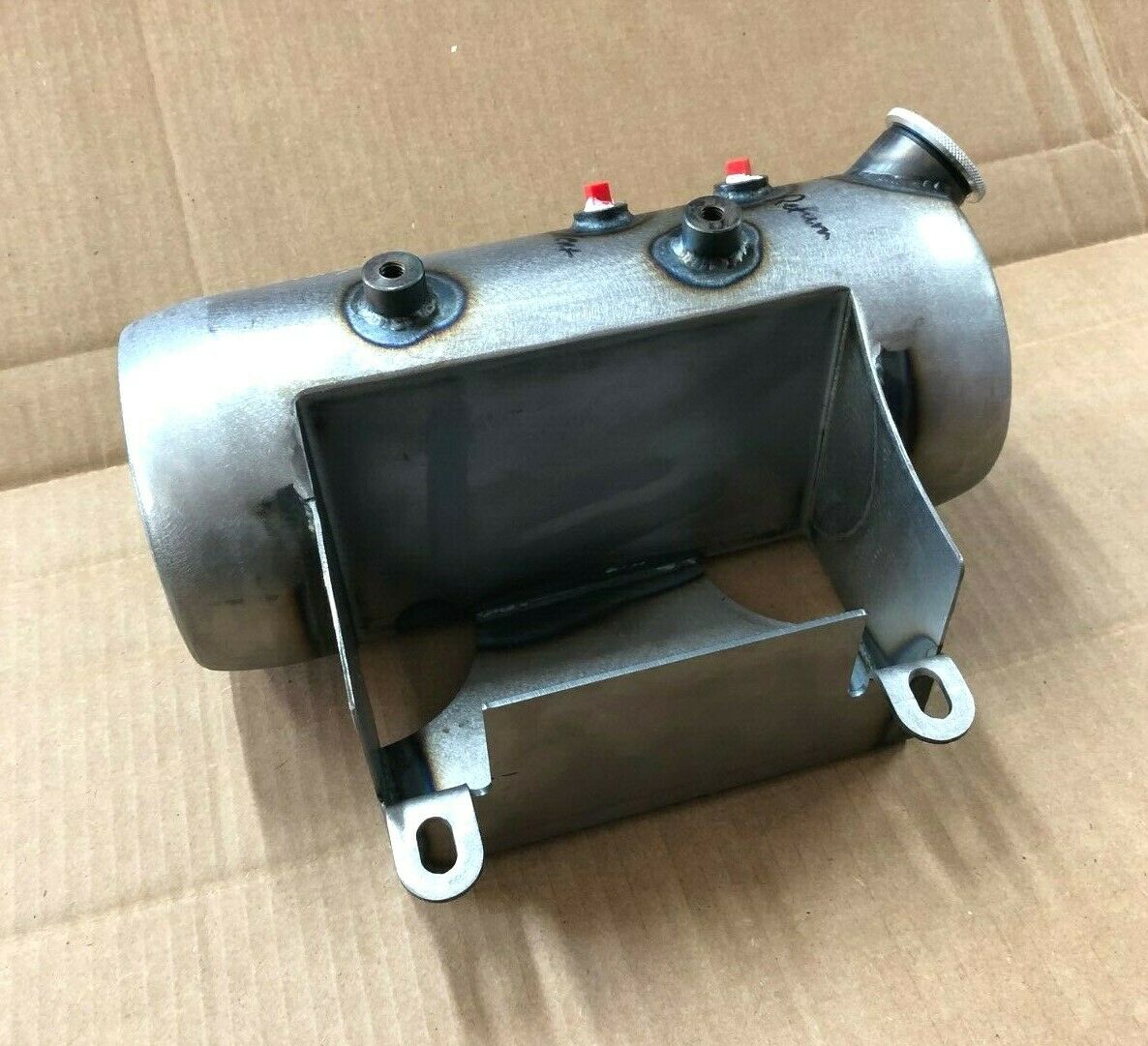 Keg Style Side Fill Custom Oil Tank W/ Battery Tray – Rivercity Cycle Parts